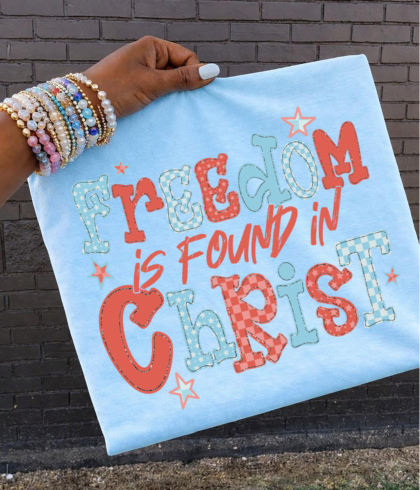 Freedom is found in Christ DTF Transfer Design