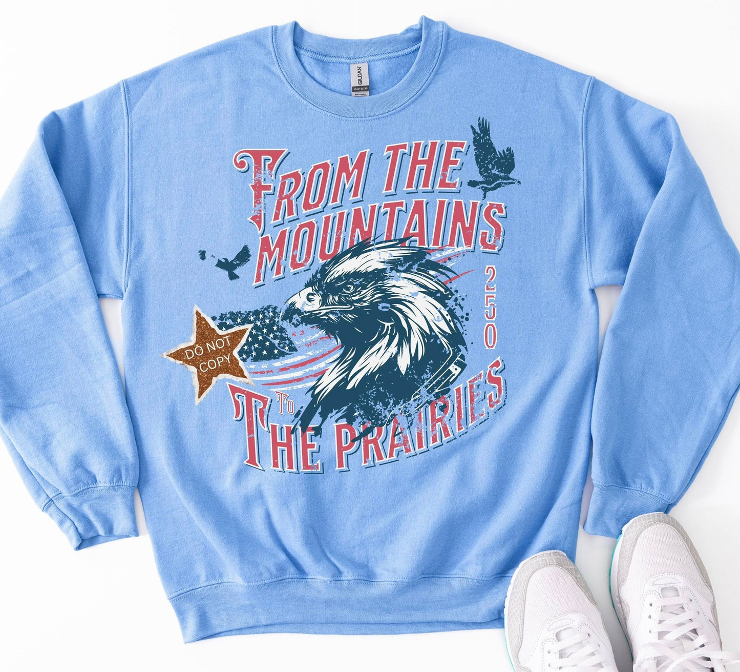 From the Mountains Eagle DTF Transfer Design