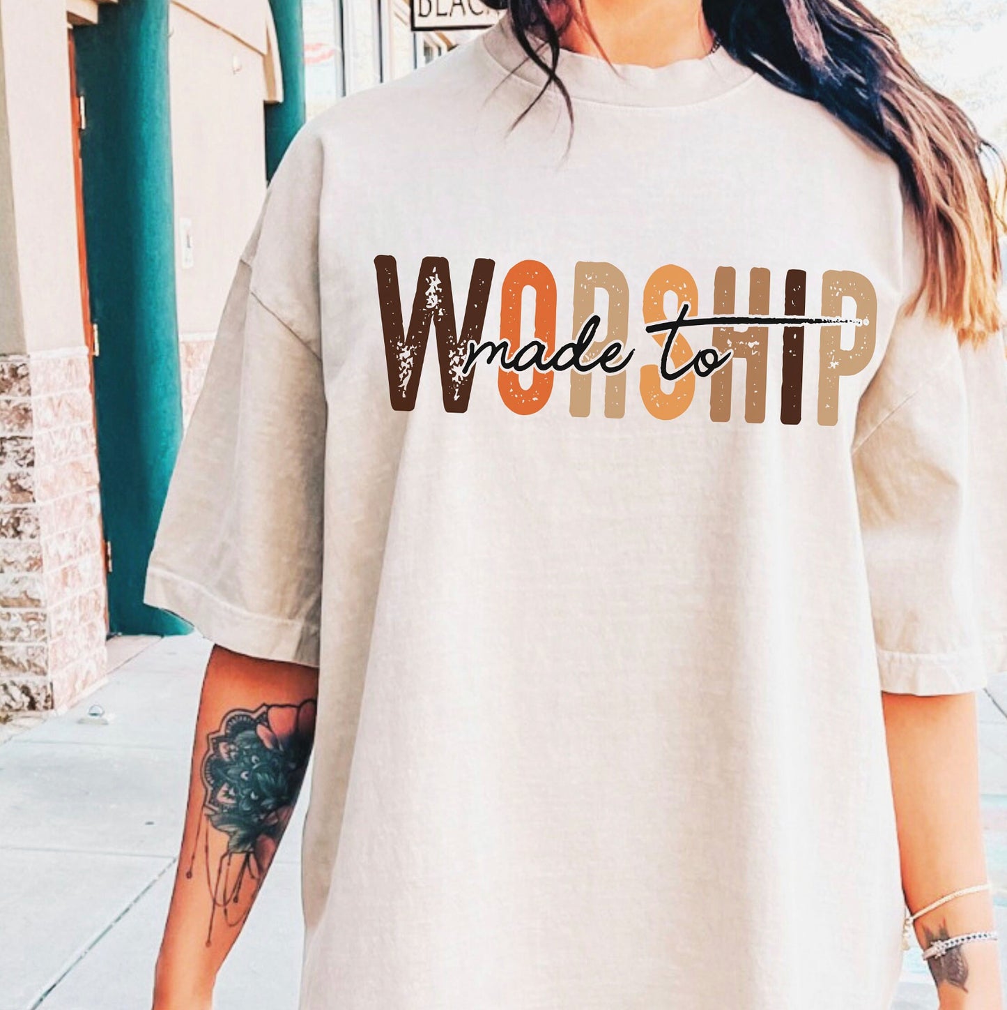 Made to Worship DTF Transfer Design