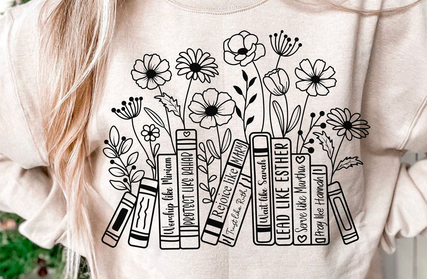 Women of the Bible DTF Transfer Design