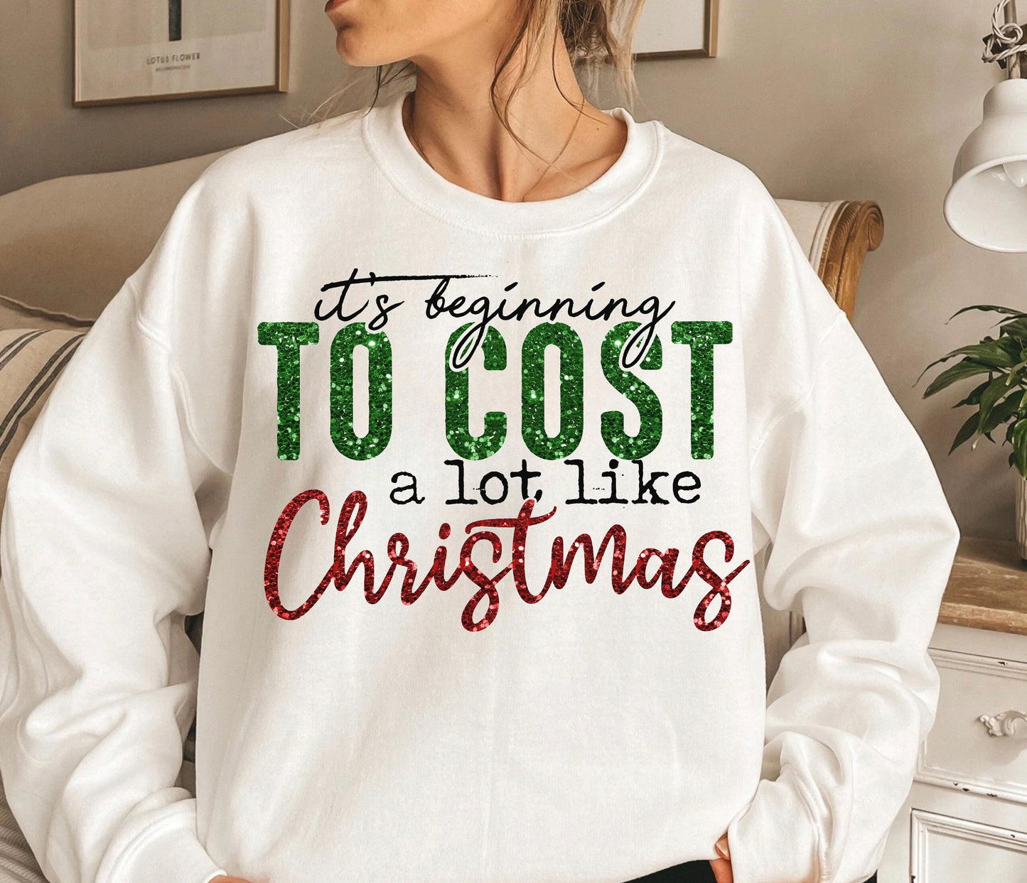 It’s beginning to cost a lot like Christmas glitter DTF Transfer Design