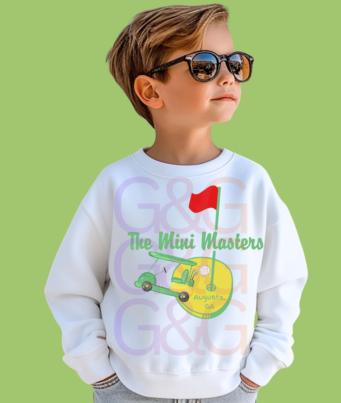 Golf Mini Masters Green DTF Transfer Design