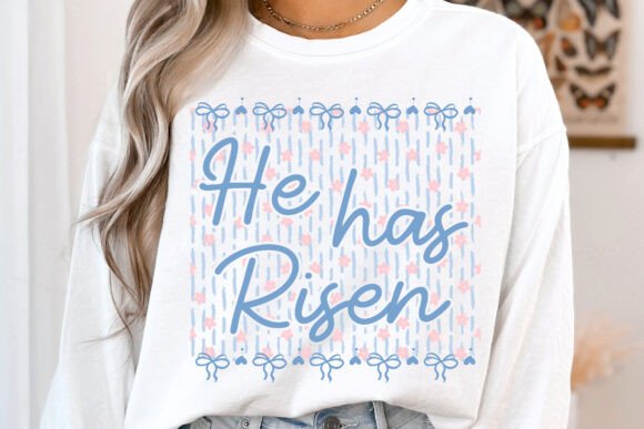 He is Rise coquette floral DTF Transfer Design CF