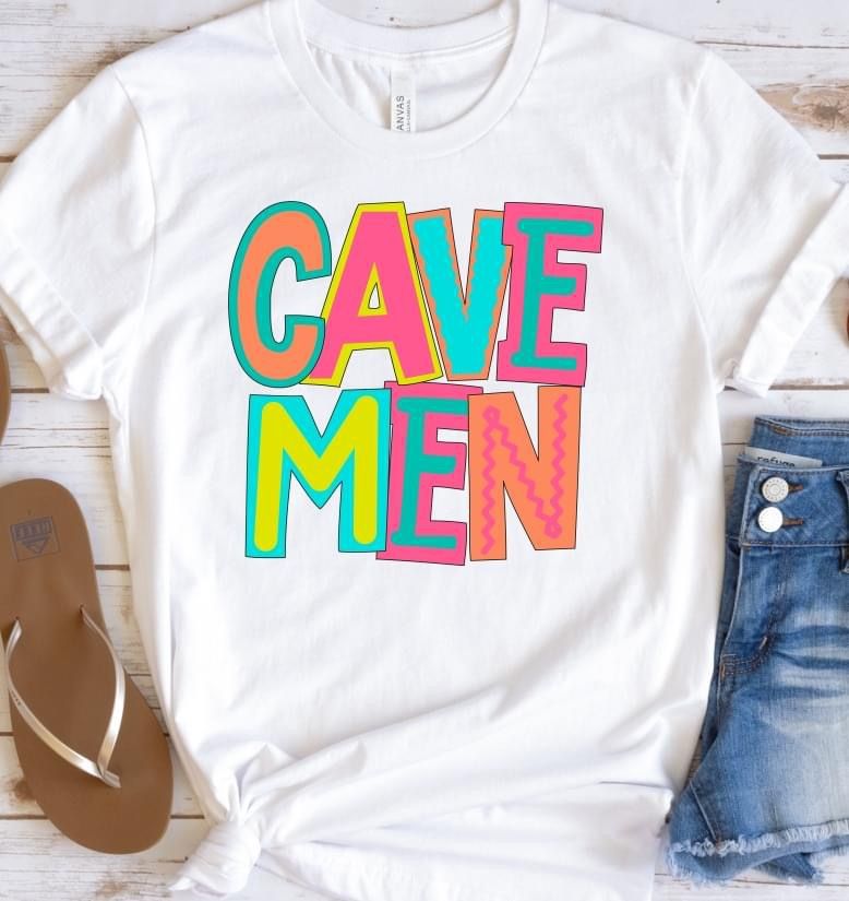 Cavemen DTF Transfer Bev