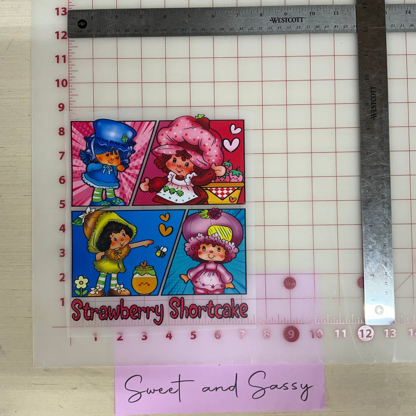 Shortcake DTF Transfer Design