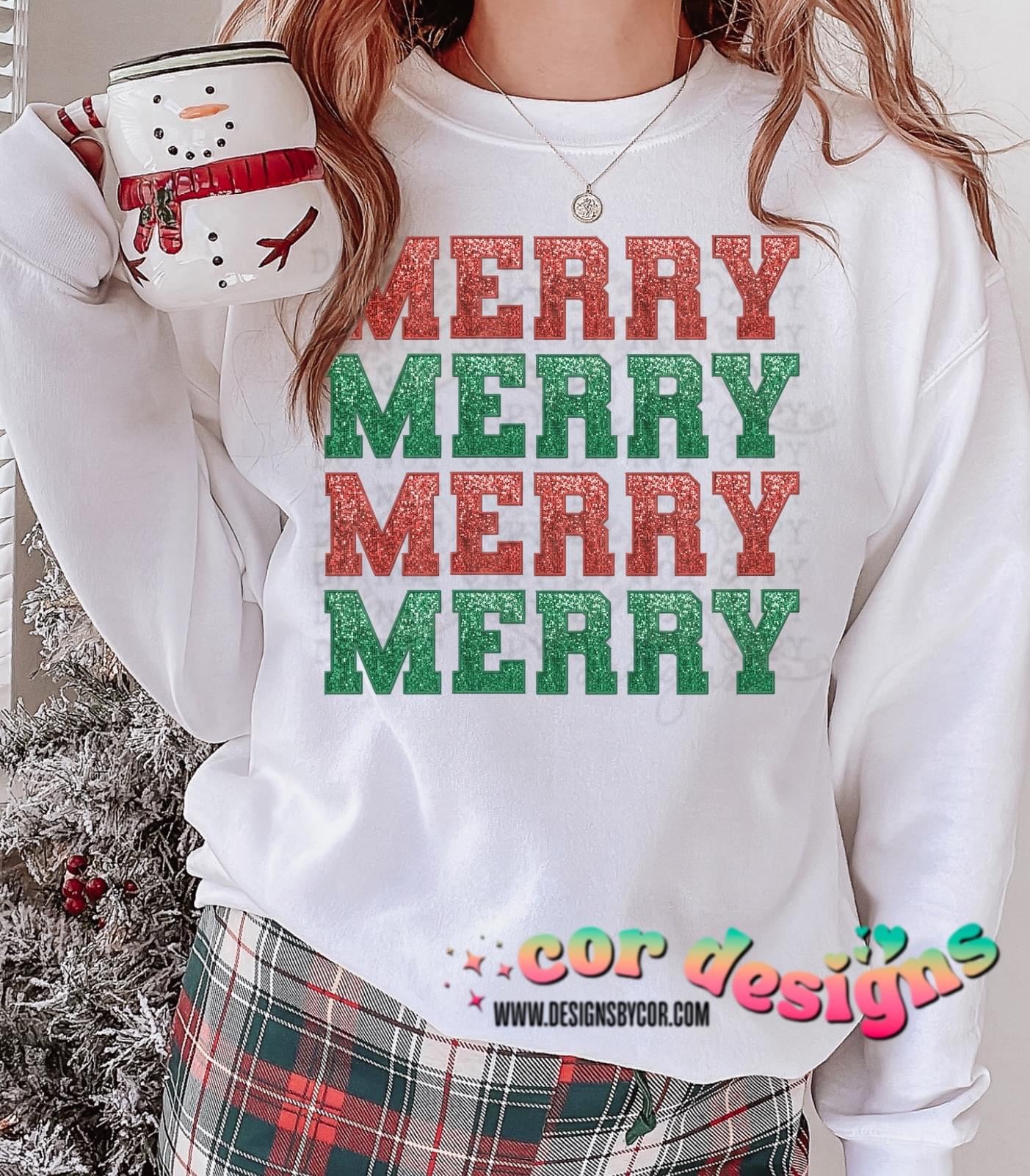 Christmas Coffee Mug DTF Transfer Design