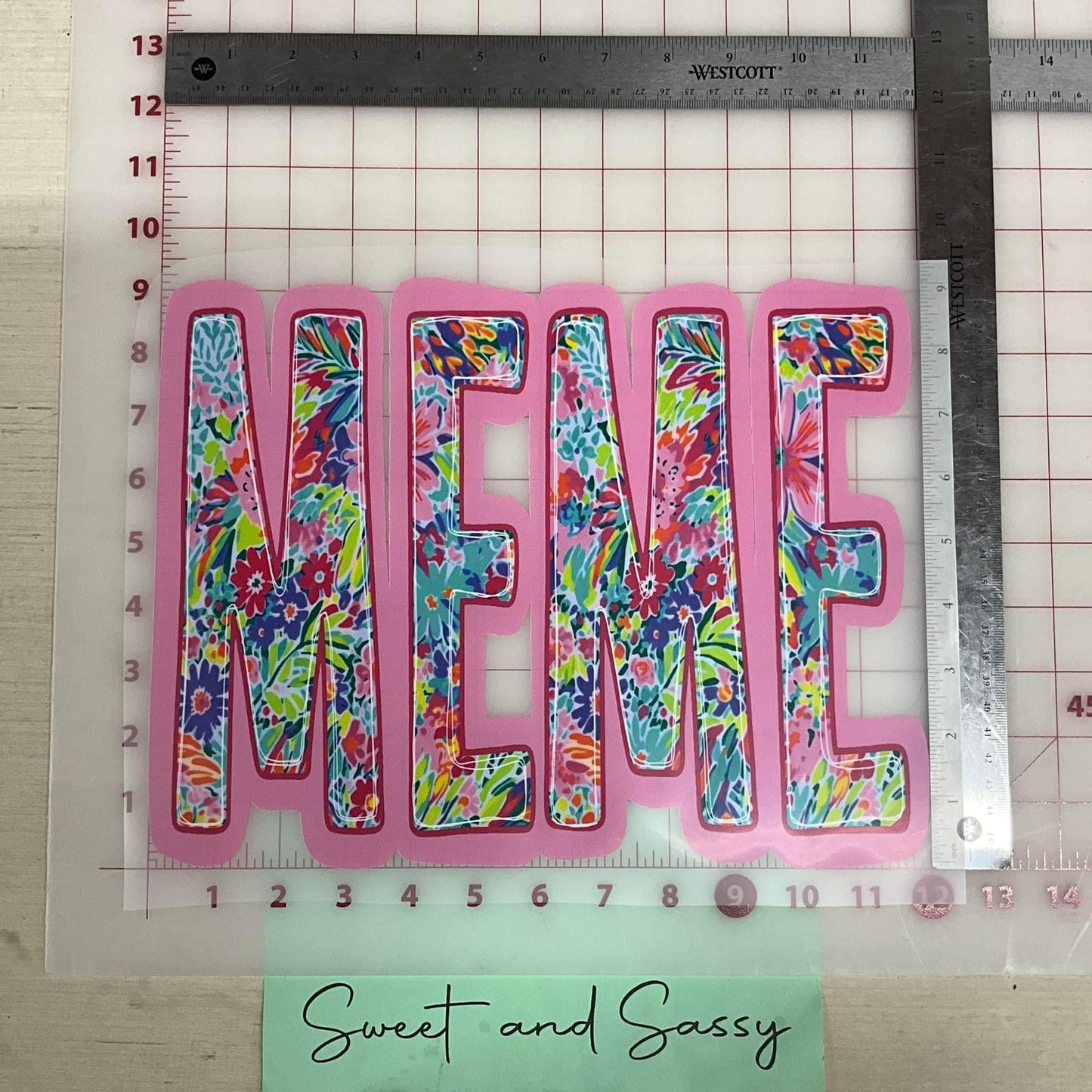 Neon Blooms DTF Transfer Design