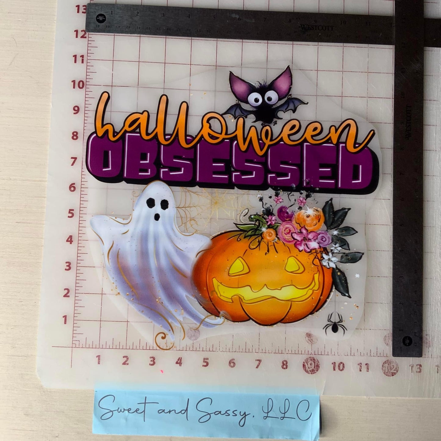 Halloween Obsessed DTF Transfer Design