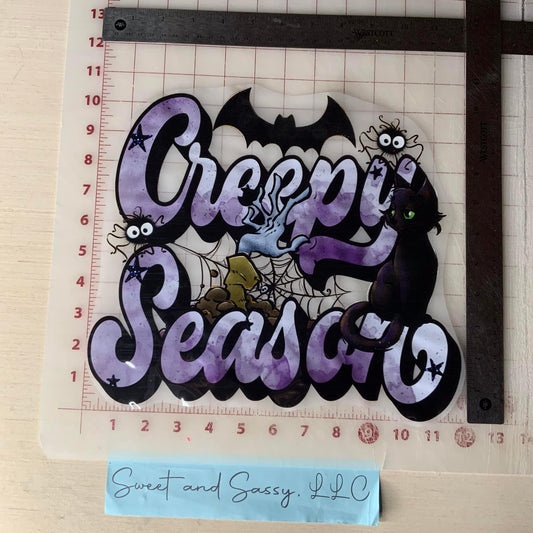 Creepy Season DTF Transfer Design