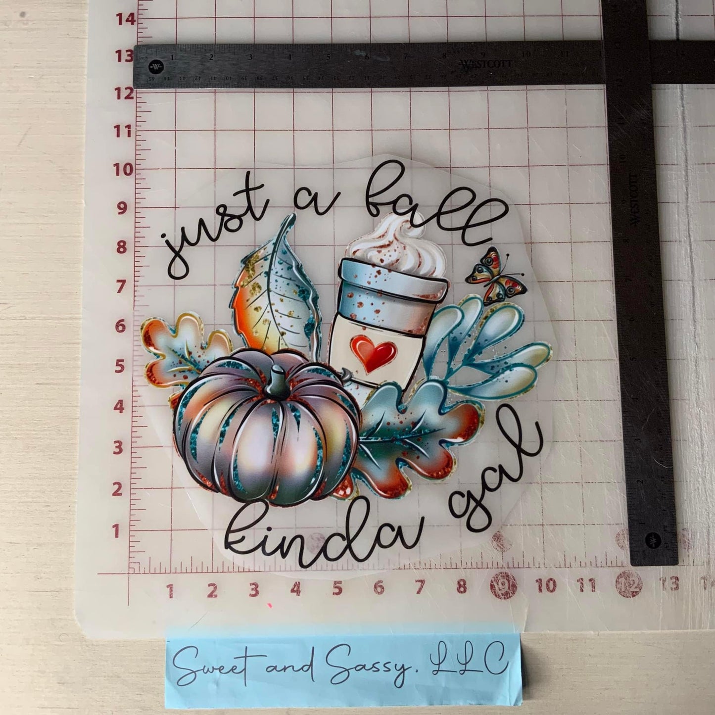 Just A Fall Kinda Gal DTF Transfer Design