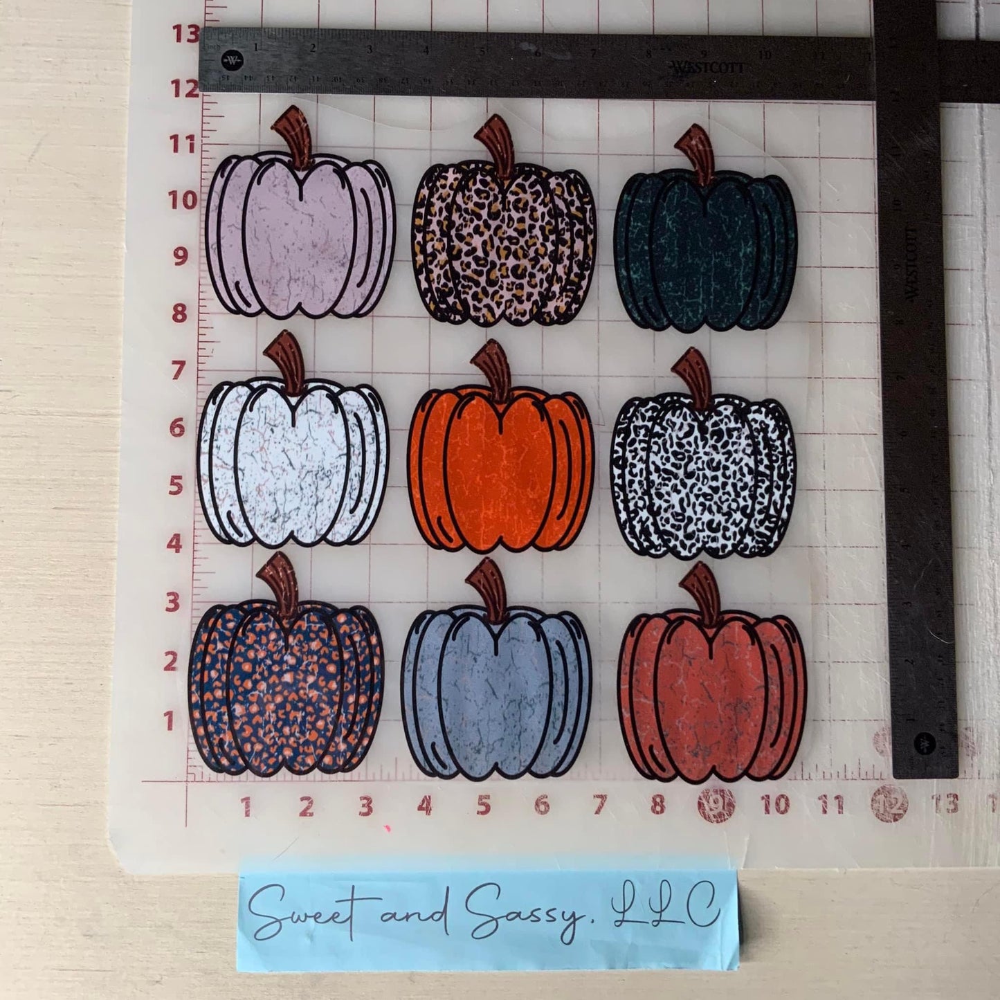 Leopard Pumpkin Variety DTF Transfer Design