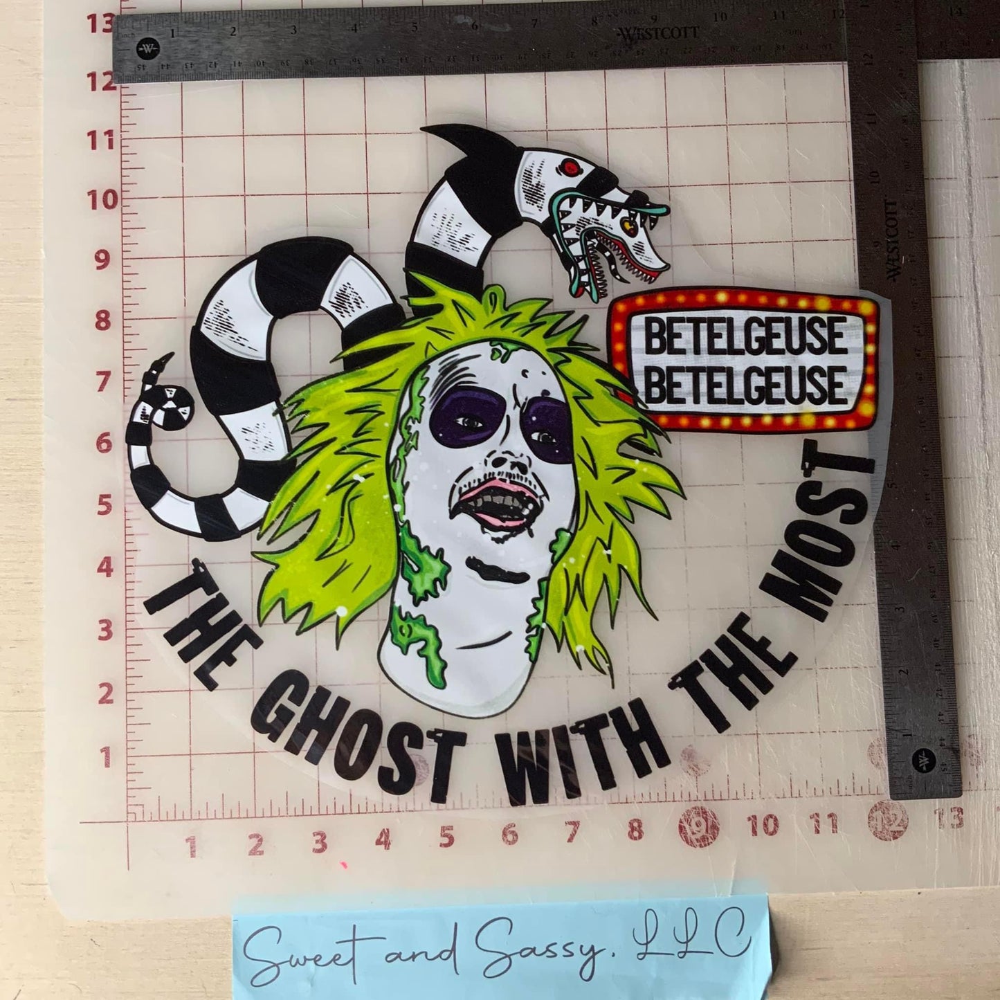 The Ghost With The Most DTF Transfer Design