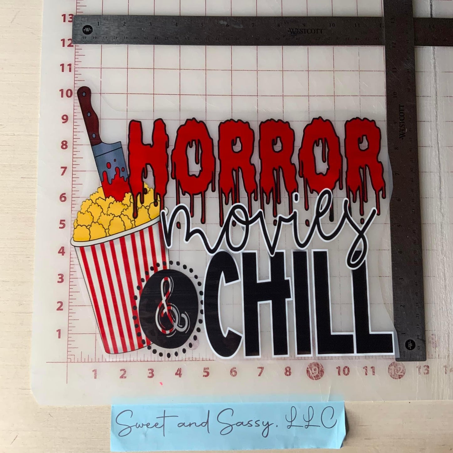 Horror Movies & Chil DTF Transfer Design