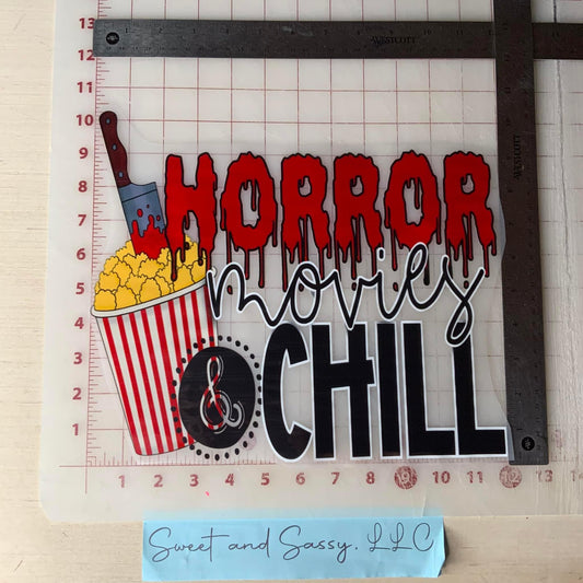 Horror Movies & Chil DTF Transfer Design