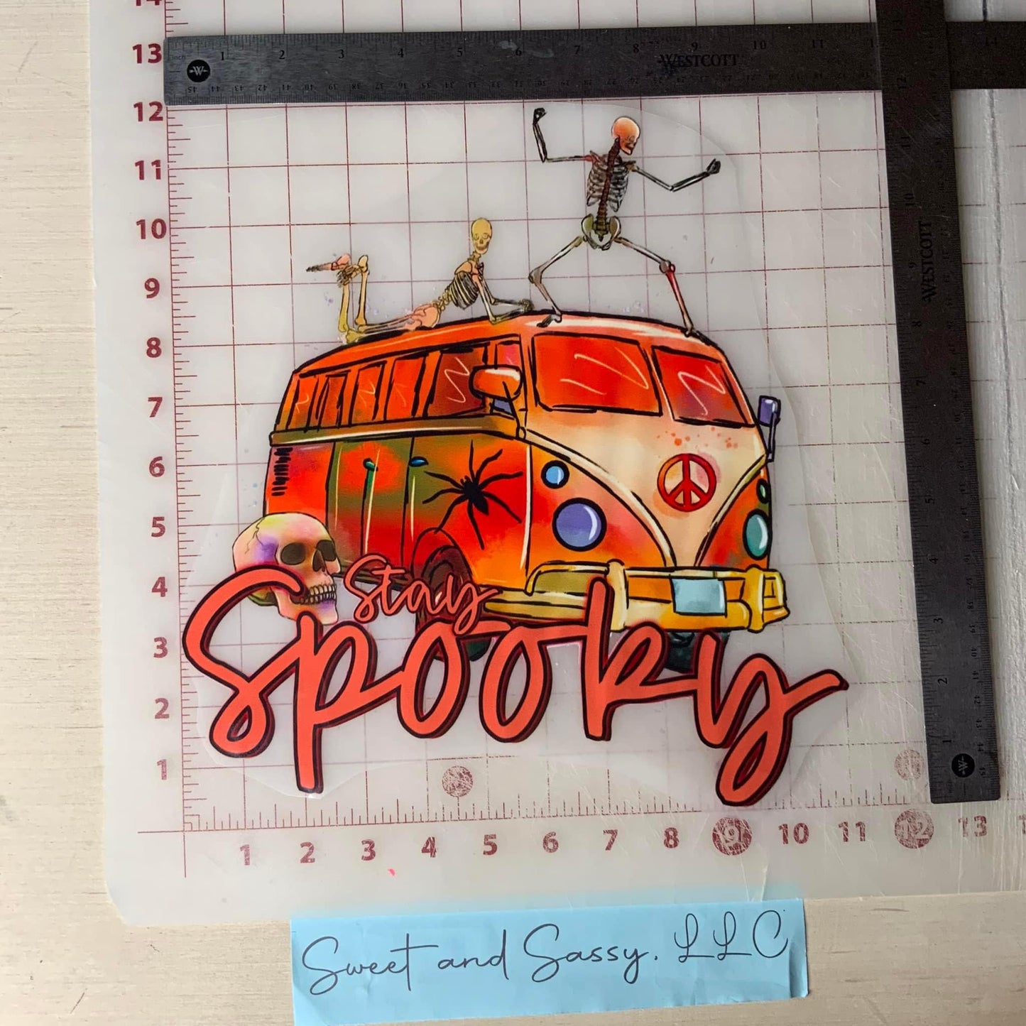 Stay Spooky Bus DTF Transfer Design