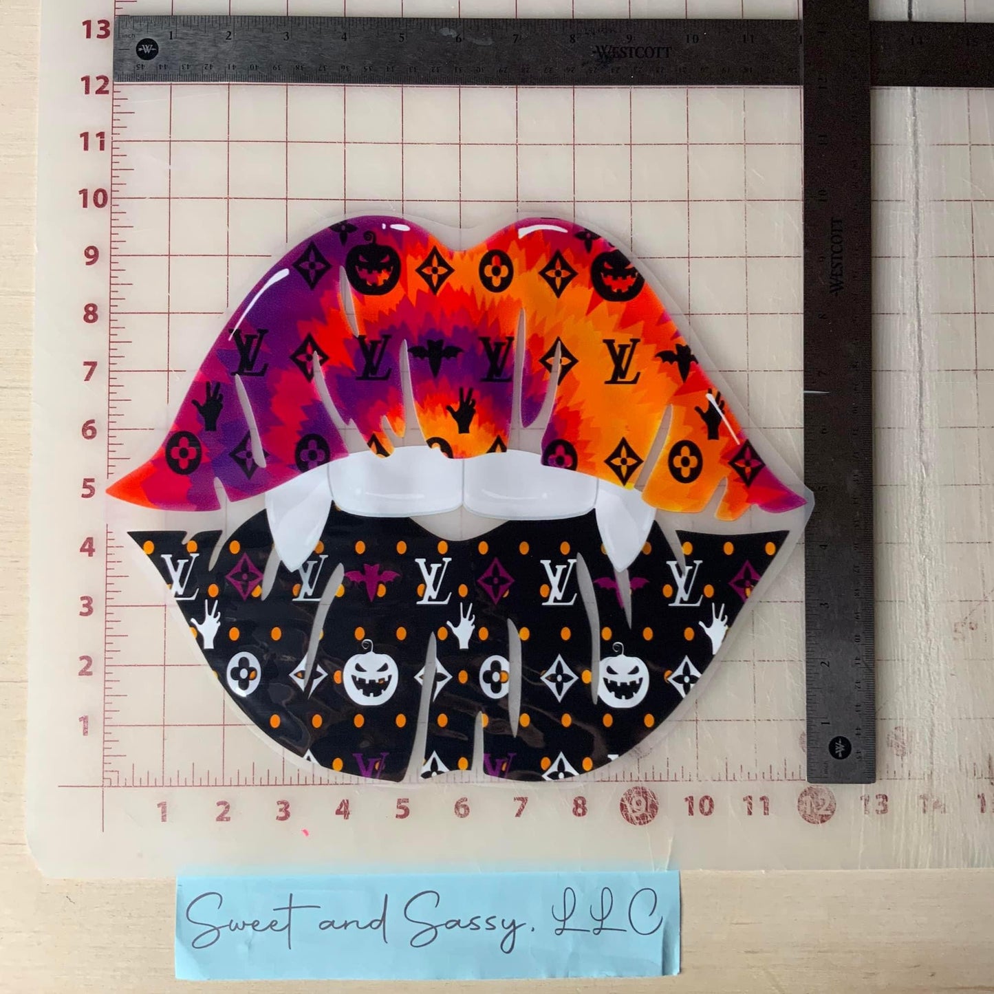 Halloween Lips DTF Transfer Design