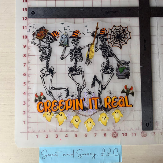 Creepin It Real DTF Transfer Design
