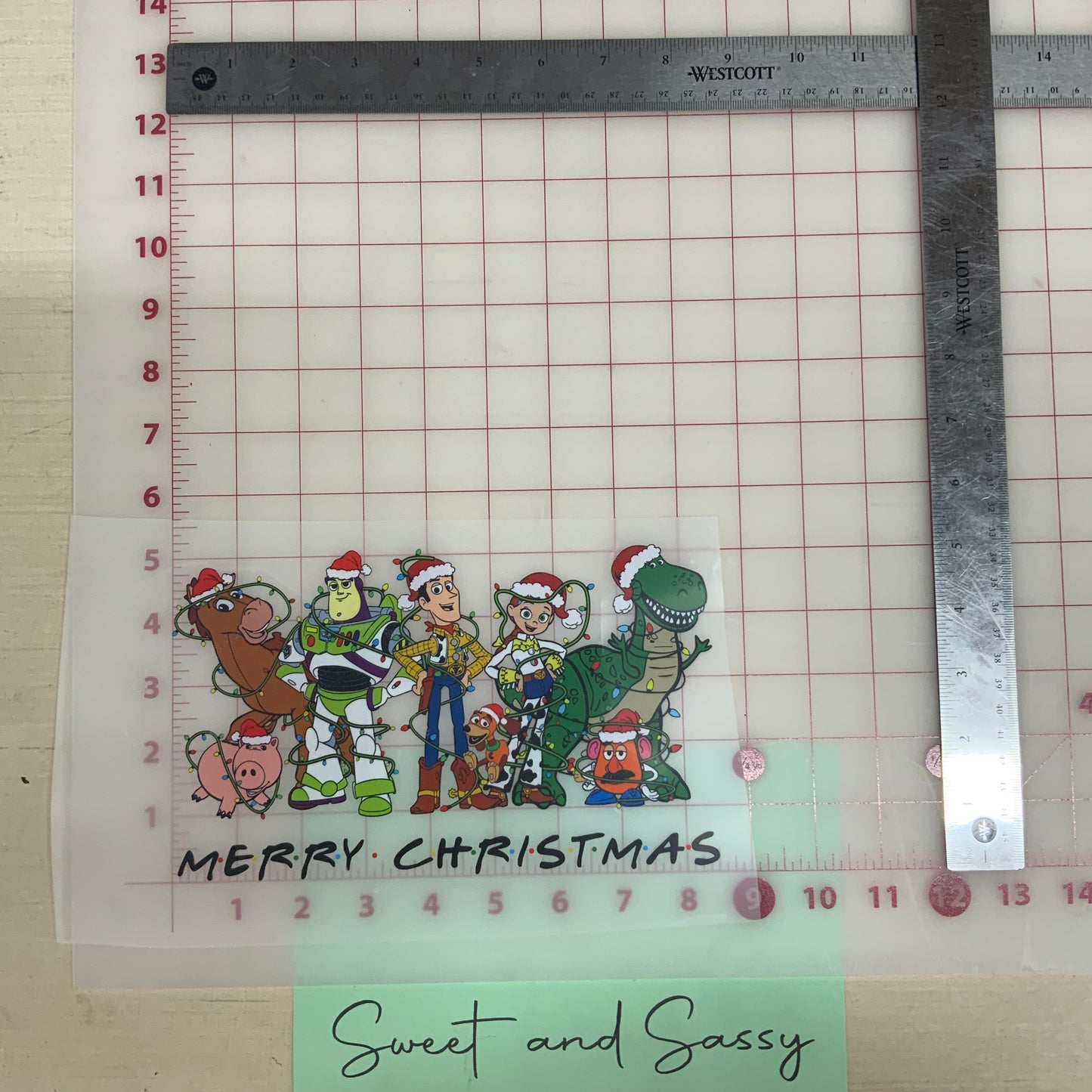 Merry Christmas Toys DTF Transfer Design