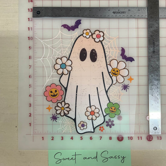 Hippie Ghost DTF Transfer Design