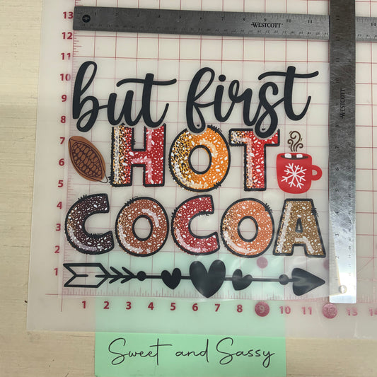 But first, Hot Cocoa DTF Transfer Design
