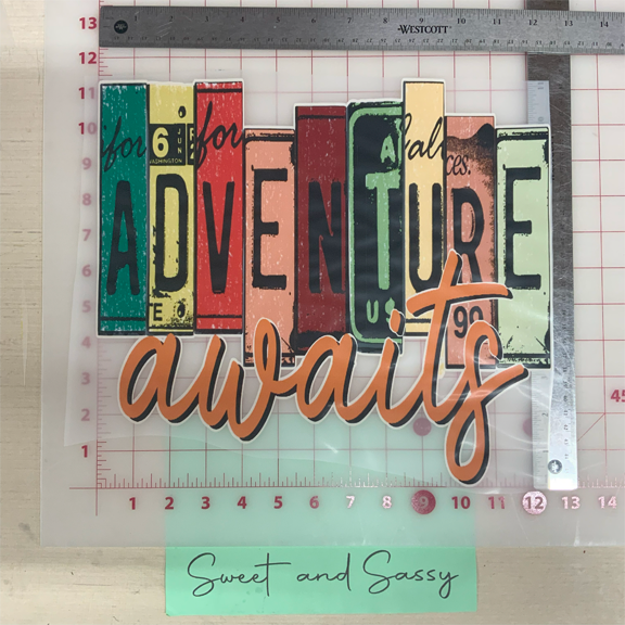 Adventure Awaits DTF Direct To Film Transfer CF