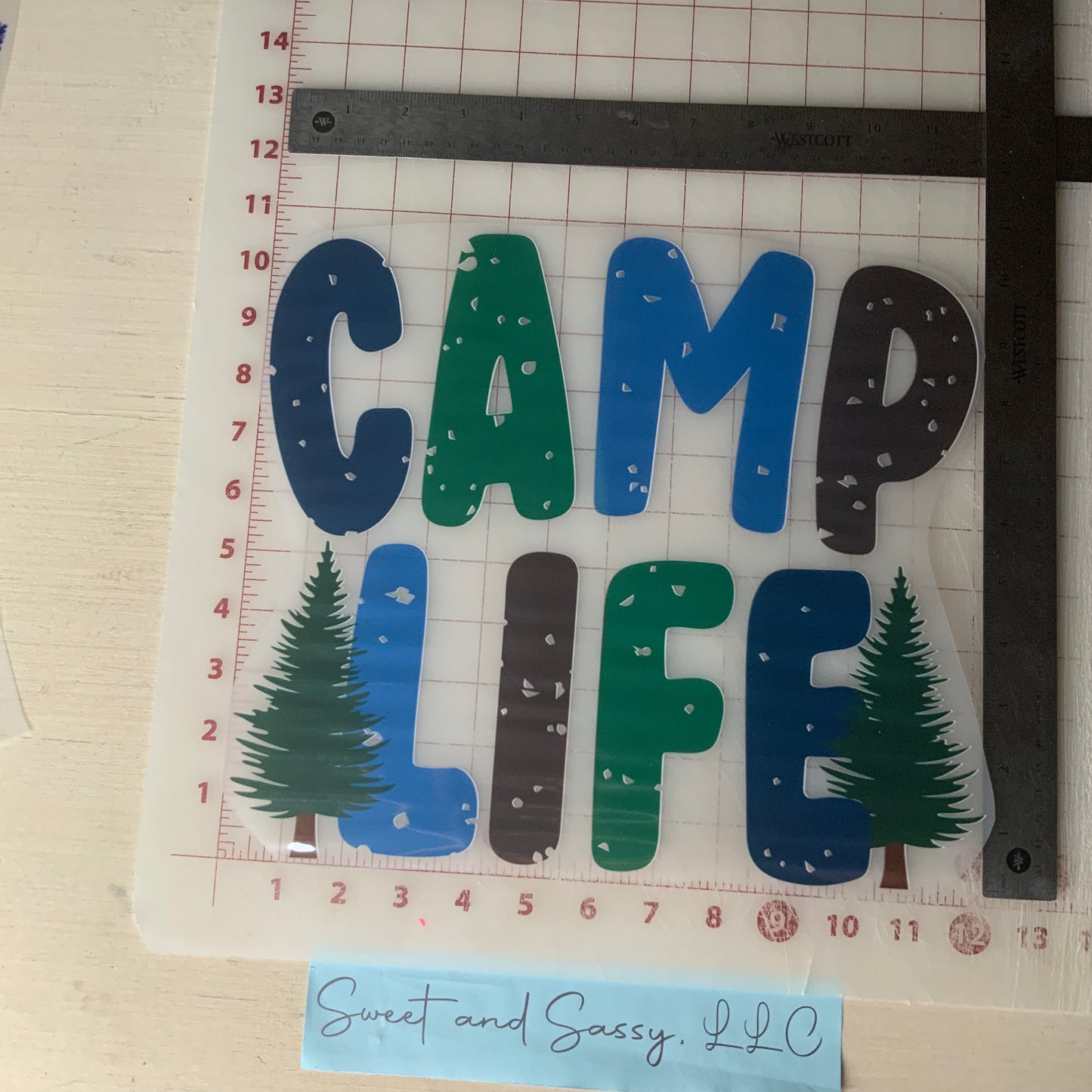 camp life DTF Transfer Design
