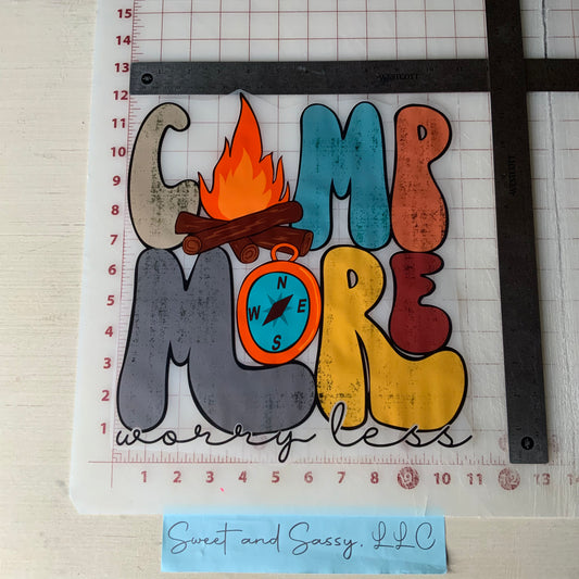camp more DTF Transfer Design