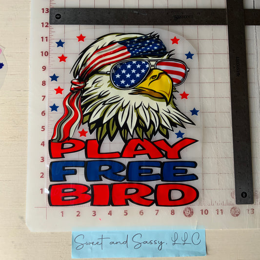 play free bird DTF Transfer Design