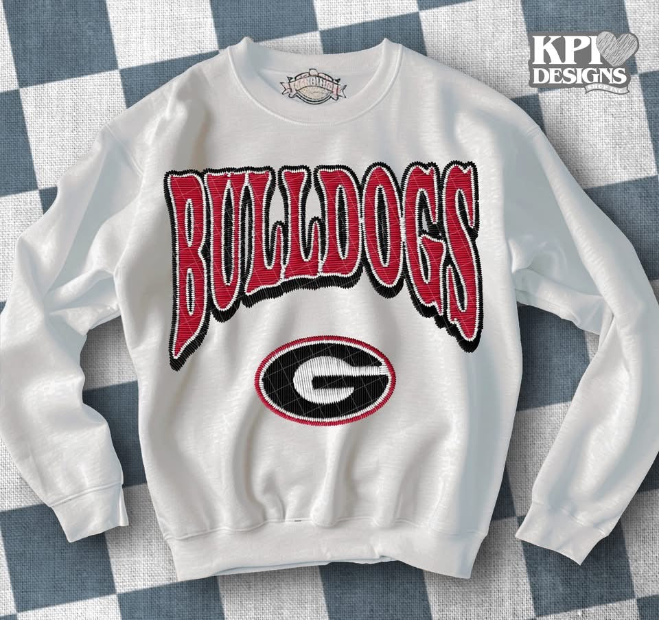 Bulldogs DTF Transfer Design KPI
