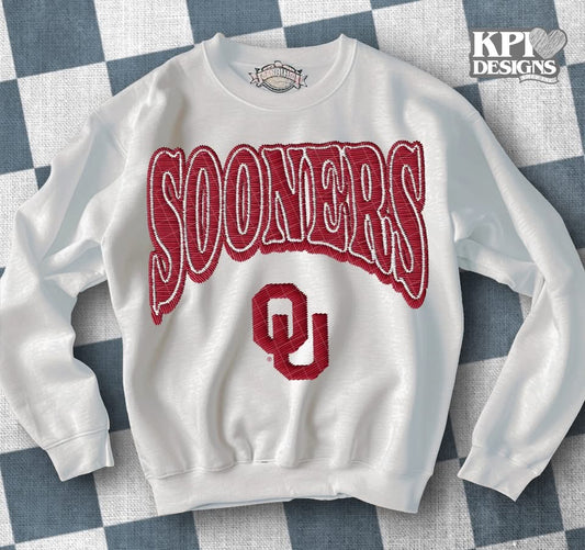 Sooners OU DTF Transfer Design KPI