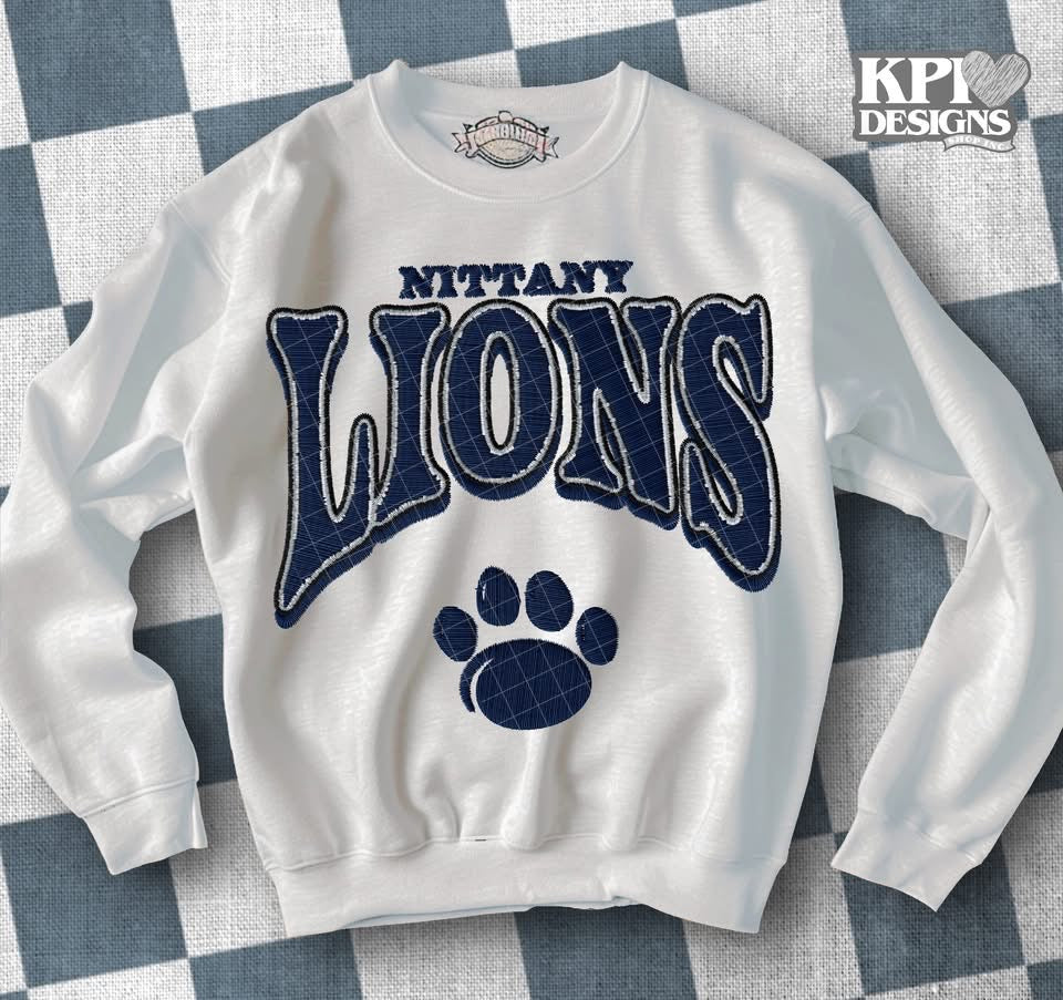 Nittany Lions DTF Transfer Design KPI