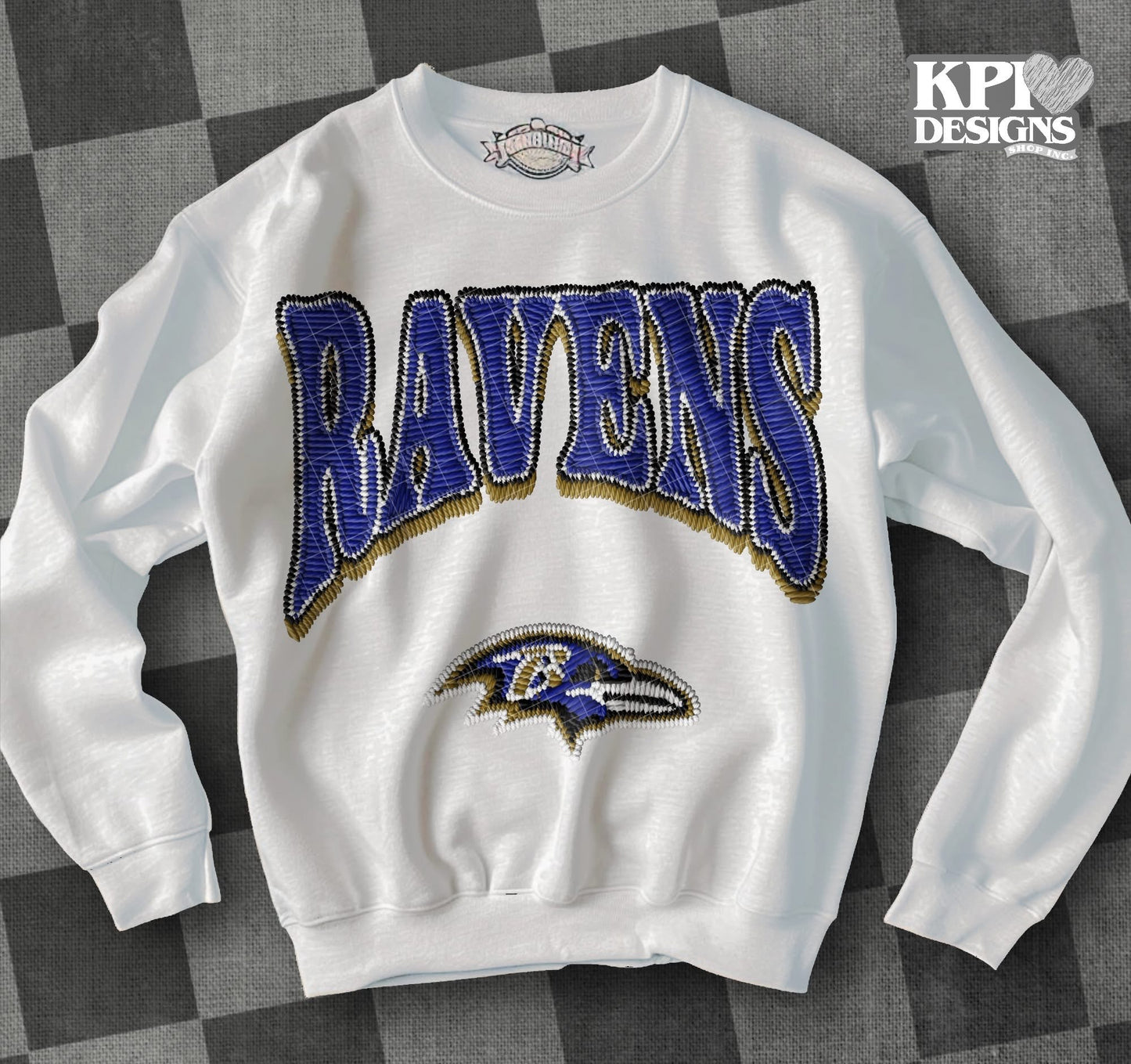 Ravens DTF Transfer Design KPI