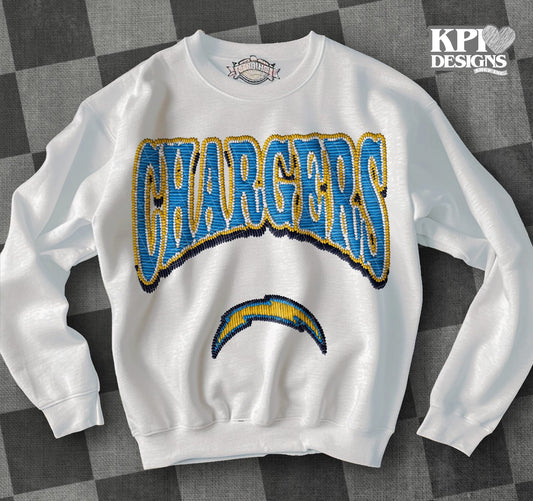 Chargers DTF Transfer Design KPI