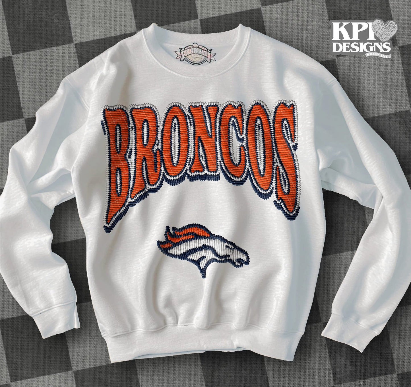 Broncos DTF Transfer Design KPI