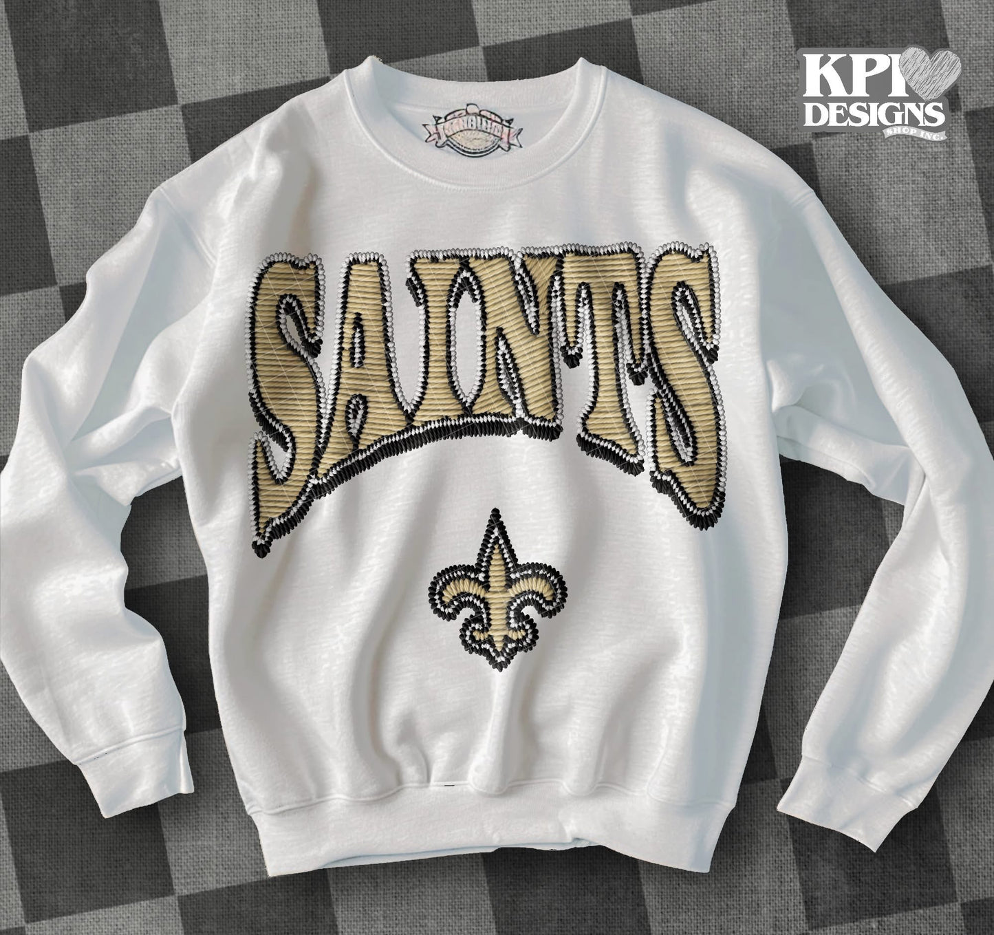 Saints DTF Transfer Design KPI