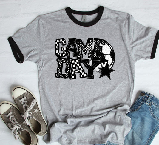 Game Day Soccer Team Color DTF Transfer Design