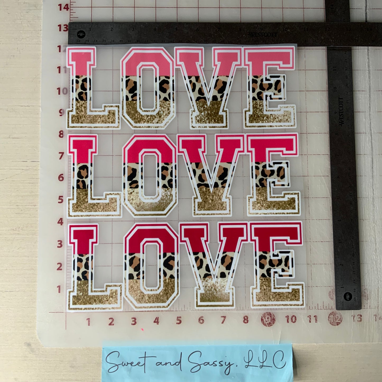 Love Love Love DTF Transfer Designs