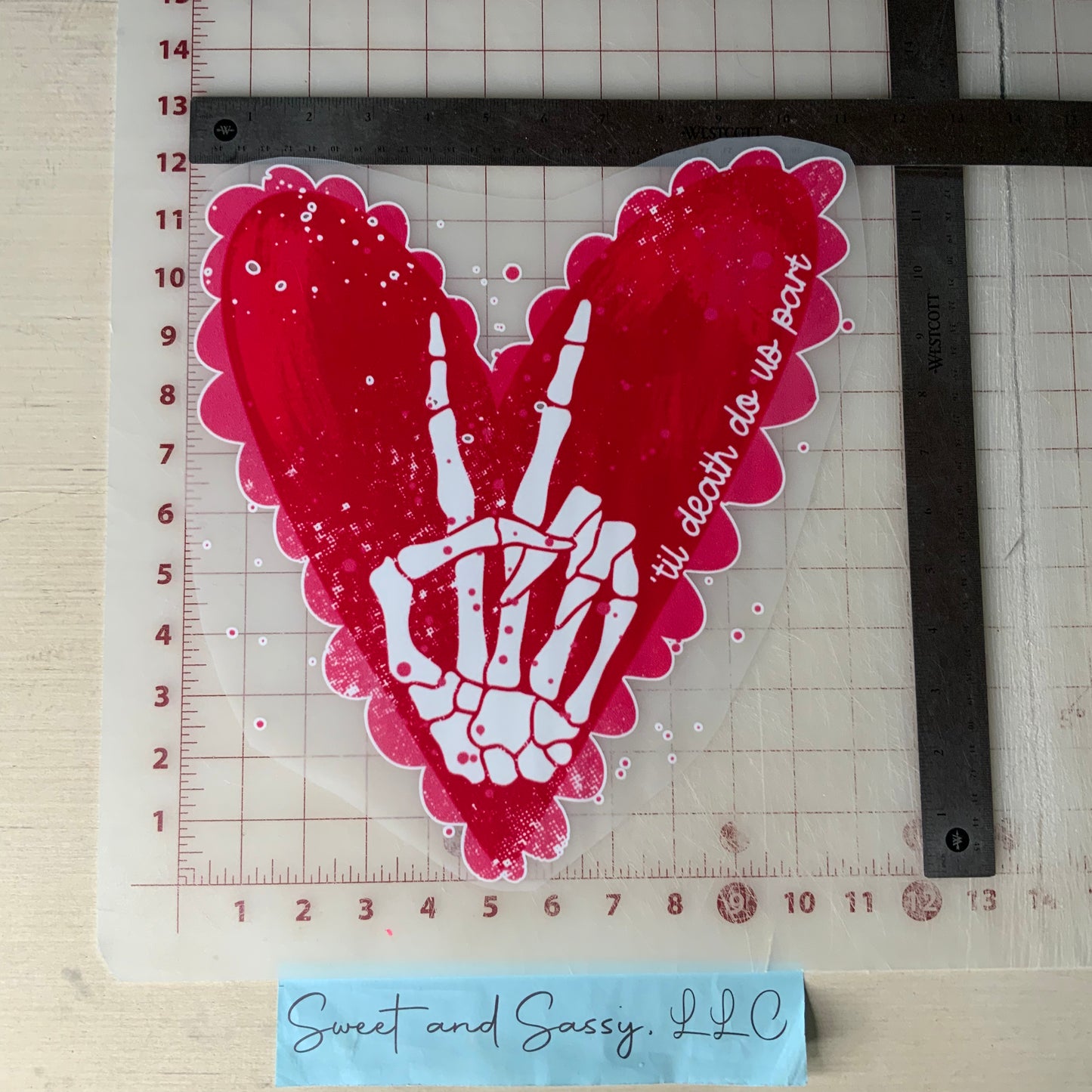 TIl death do us part DTF Transfer Design