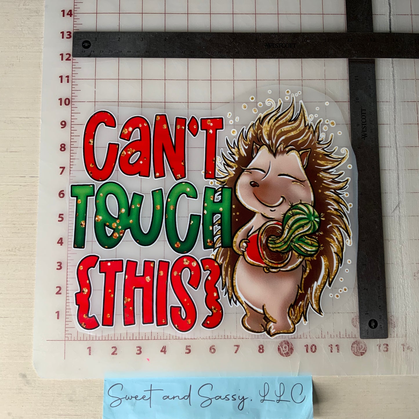 Can't Touch This DTF Transfer Design