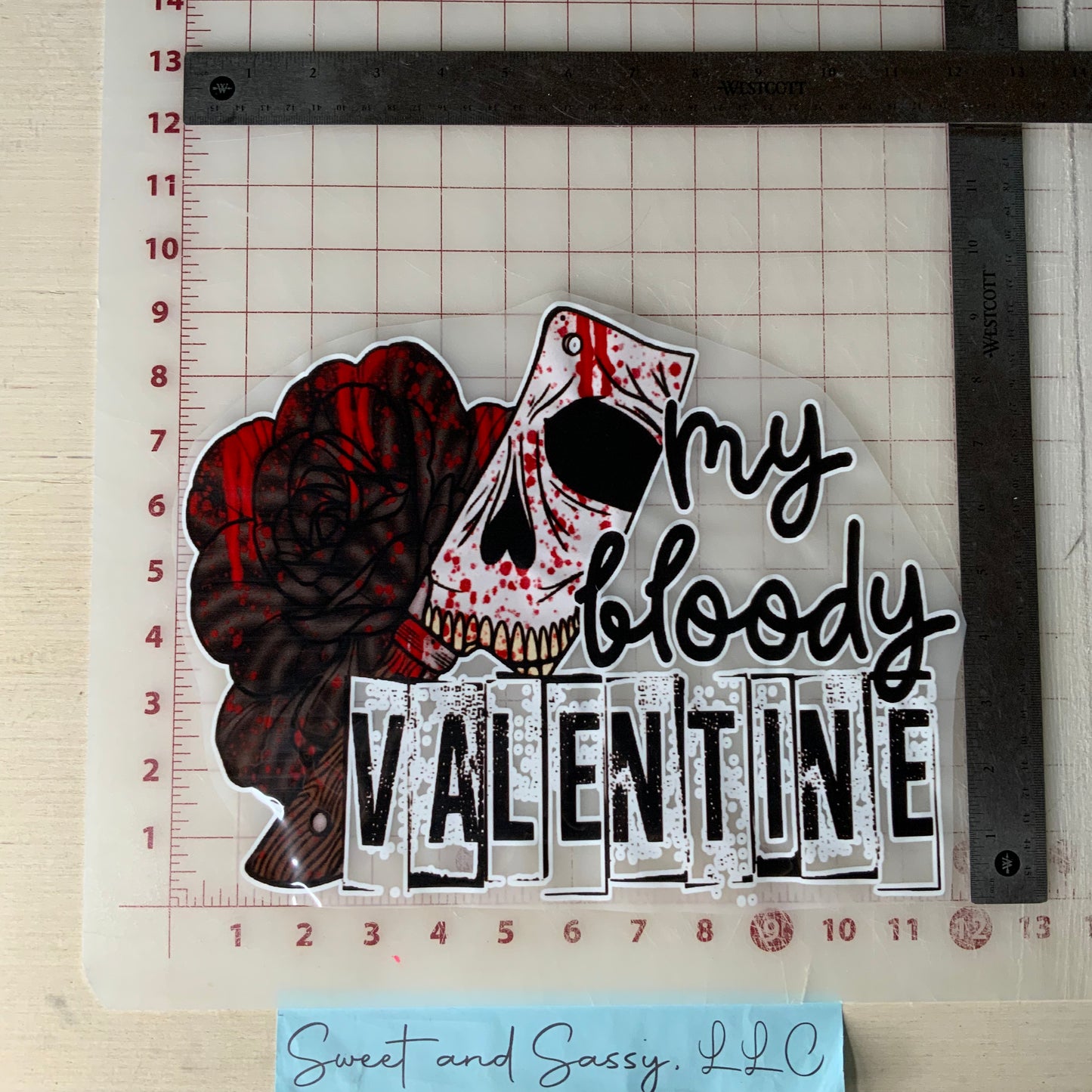 My bloody Valentine DTF Transfer Design