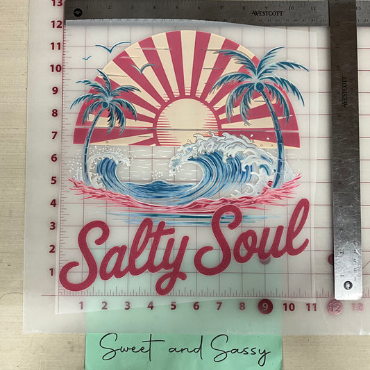 Salty soul DTF Transfer Design