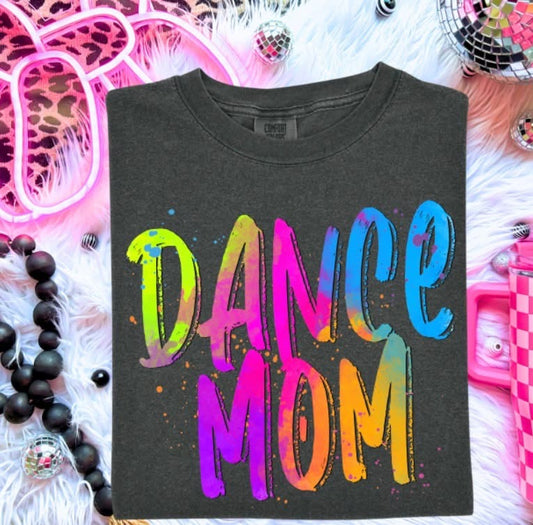 NEON DANCE MOM DTF Transfer Design