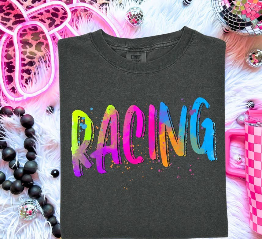 NEON Racing DTF Transfer Design