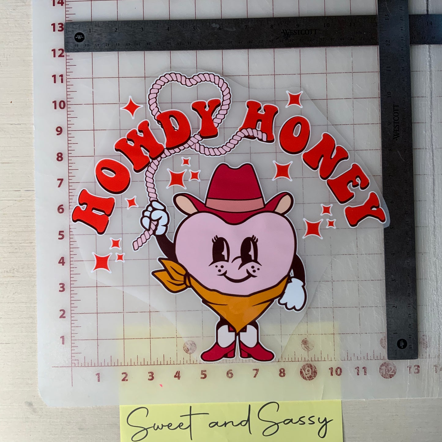 Howdy Honey DTF Transfer Design