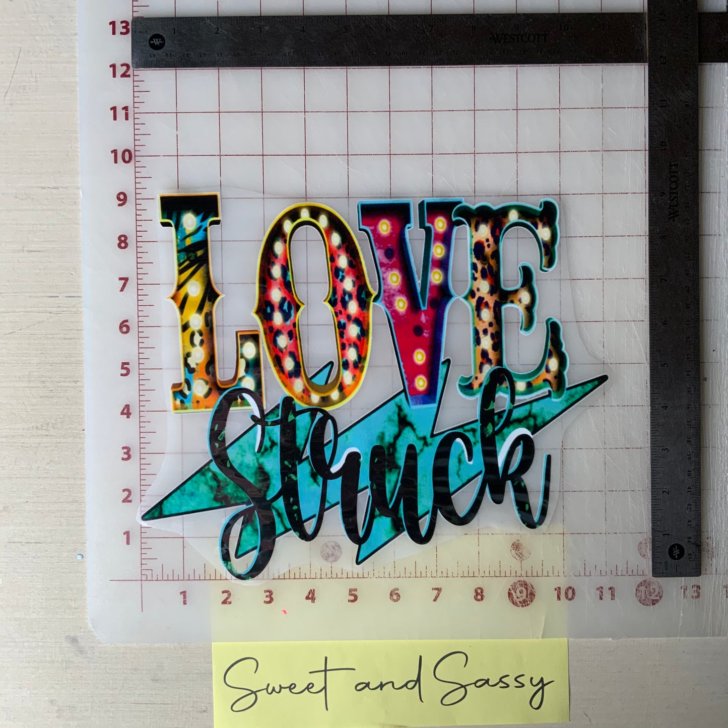 Love Struck DTF Transfer Design