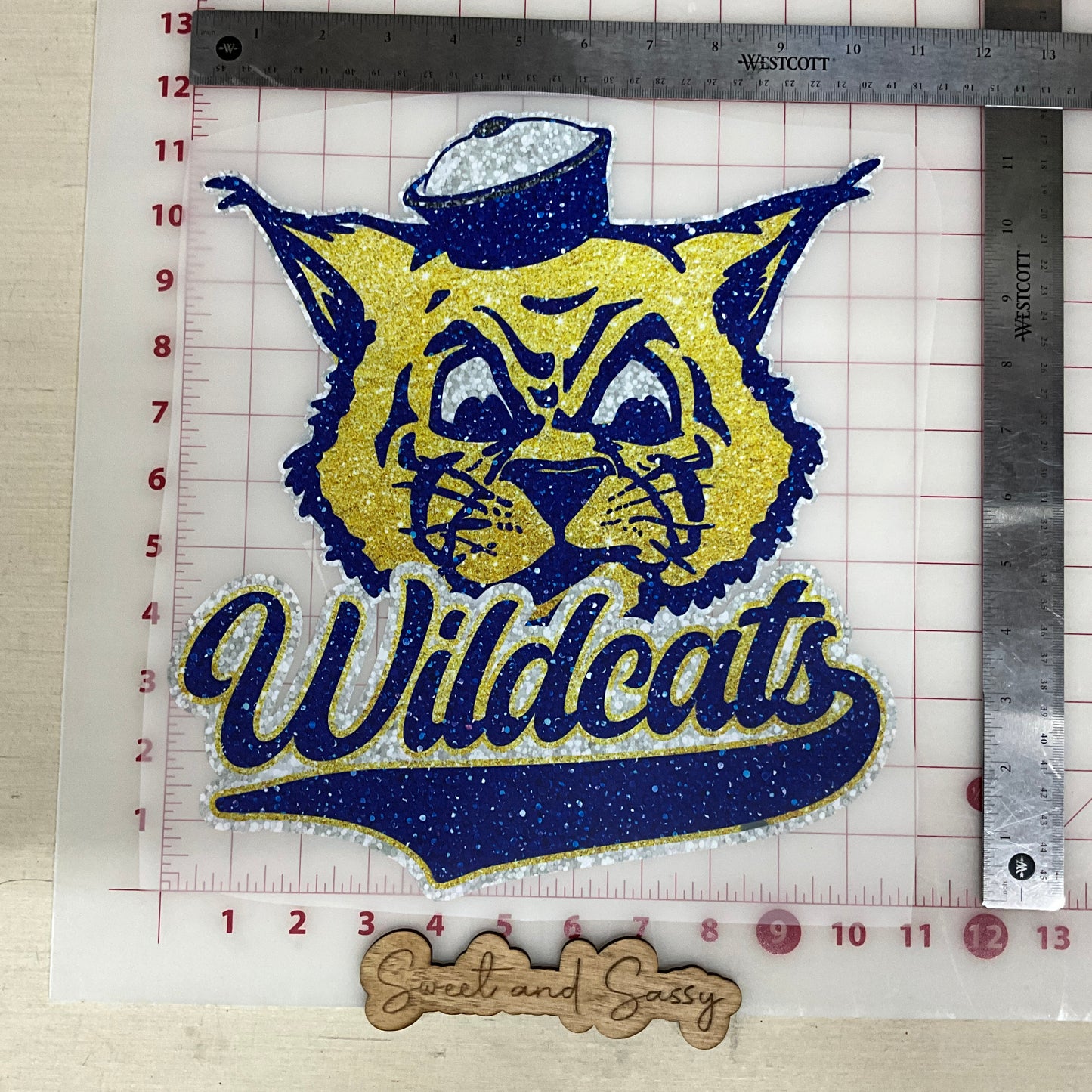 Wildcats glitter DTF Transfer Design