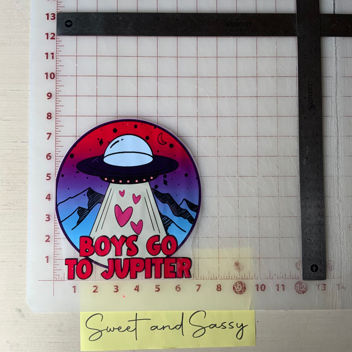 Boys go to Jupiter DTF Transfer Design