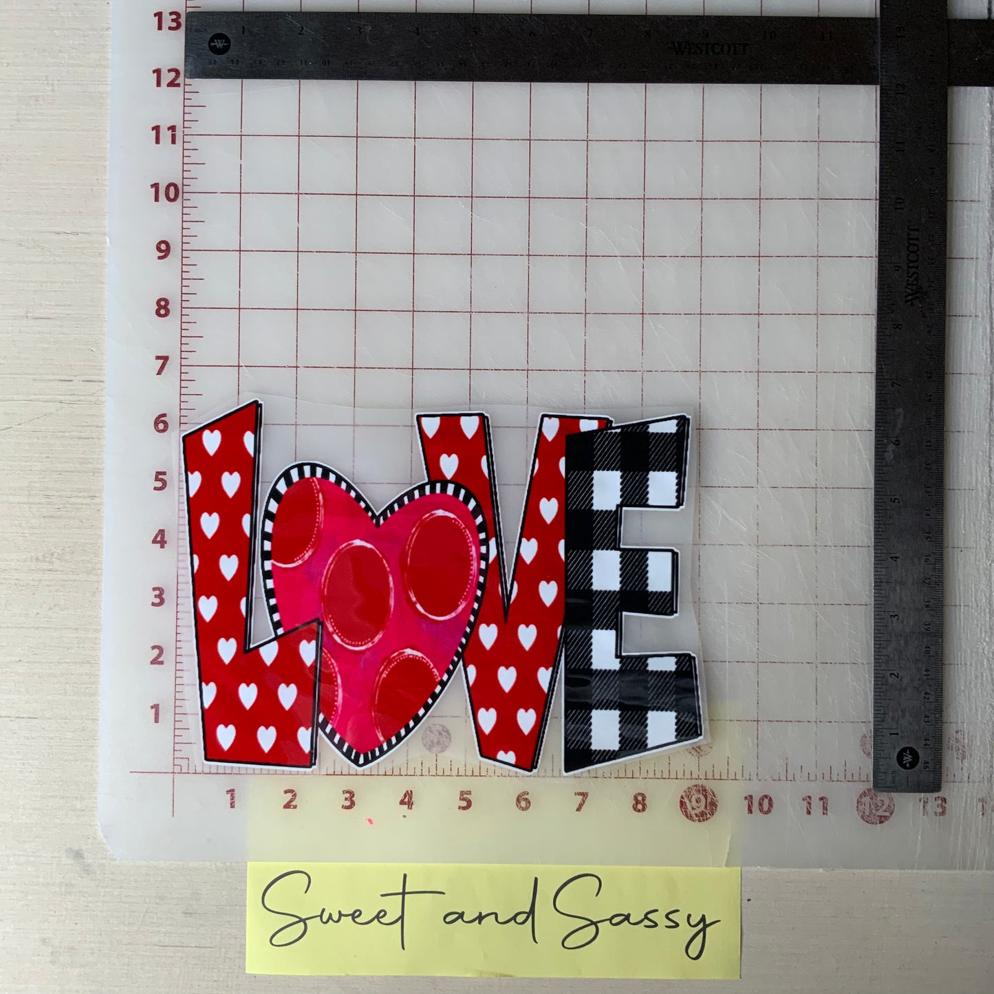 Love DTF Transfer Design