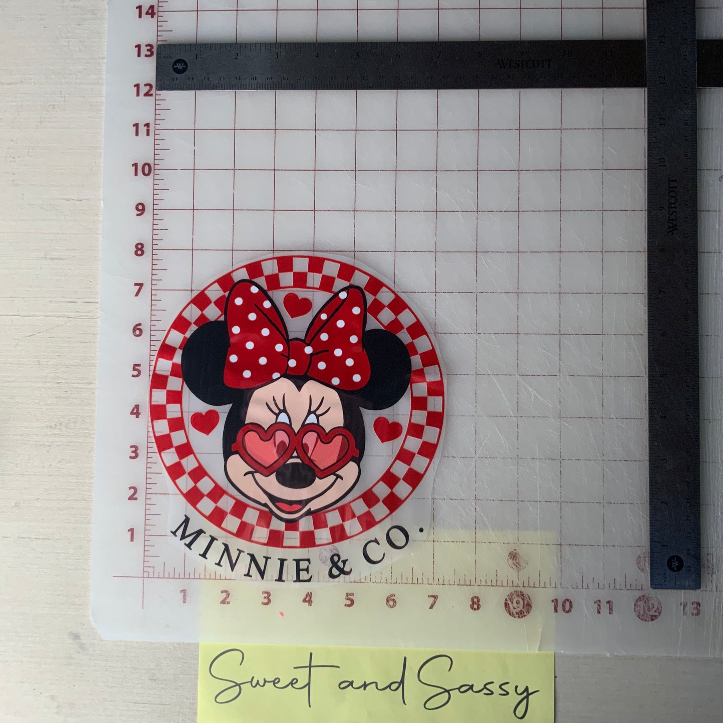 Mouse & Co Valentine DTF Transfer Design