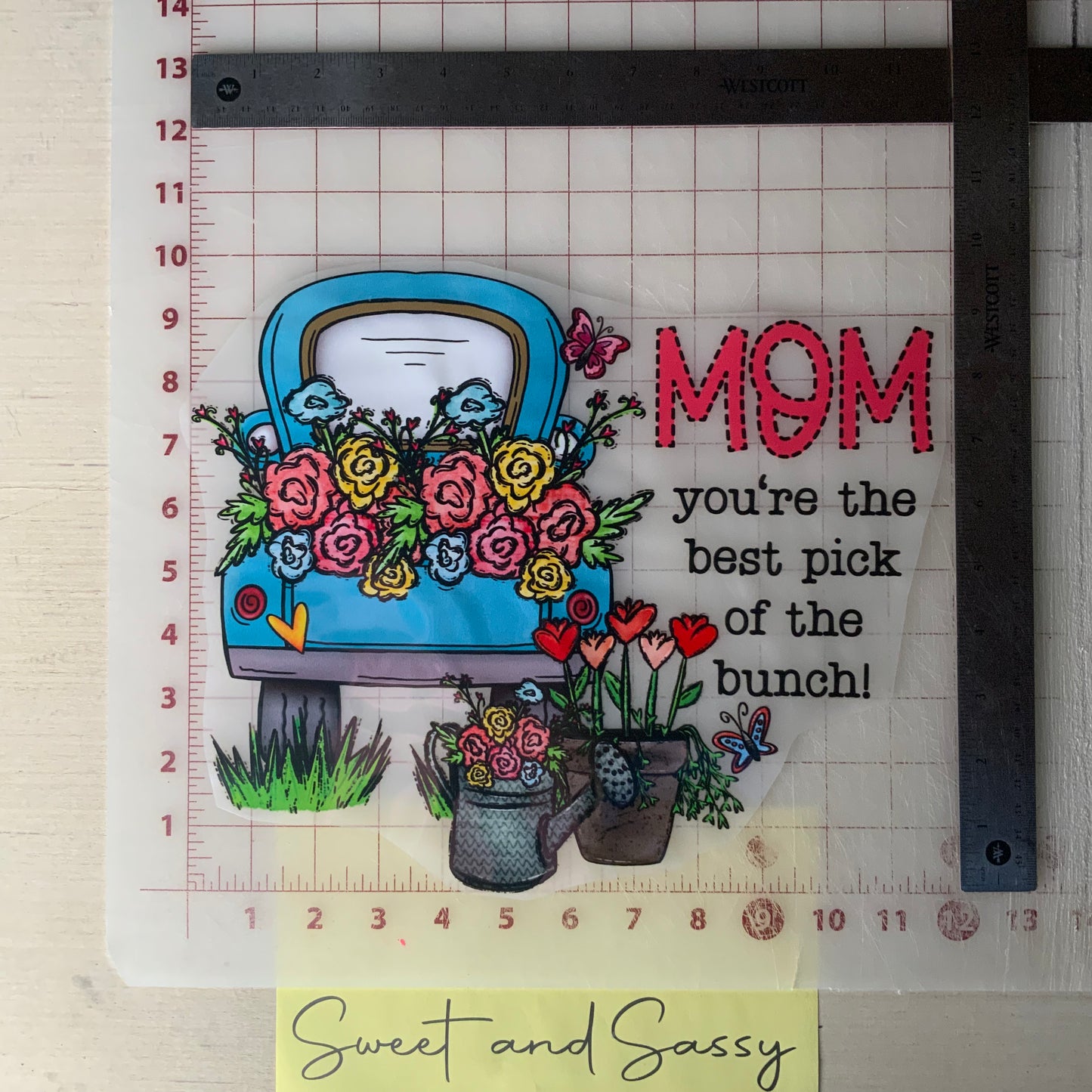 Mom you're the best pick of the bunch DTF Transfer Design Bev